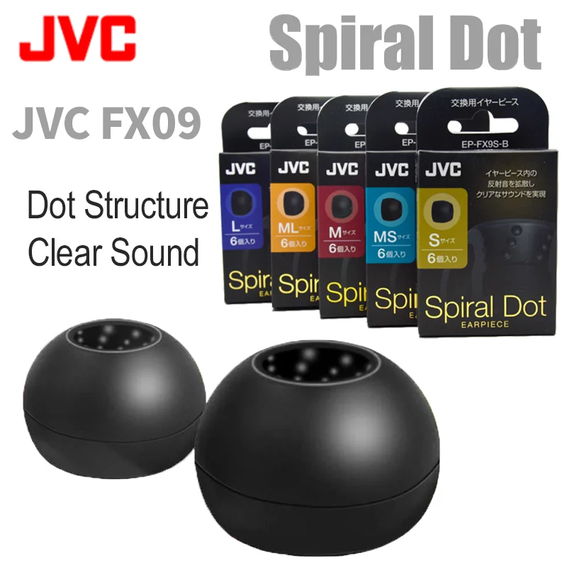Anker Speaker Soundcore Boom 2 - JVC Spiral Dot Auricolari Punte per
