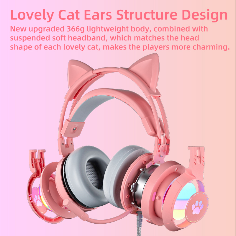Cuffie da Gaming Rosa per PC,  - Gaming Headset Rgb recensione e prezzo